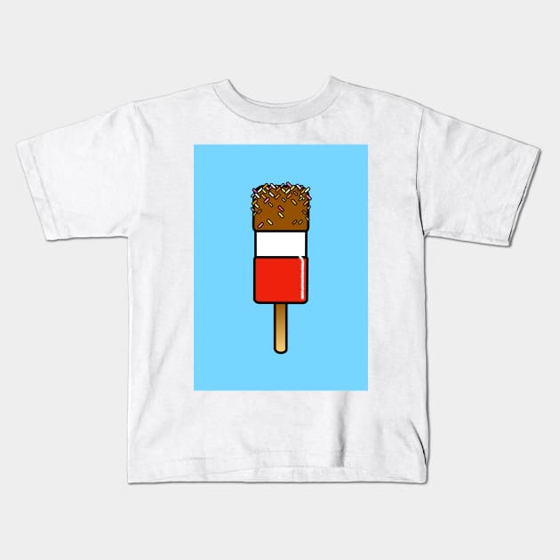 FAB-ulous ice lolly illustration Kids T-Shirt by AdamRegester